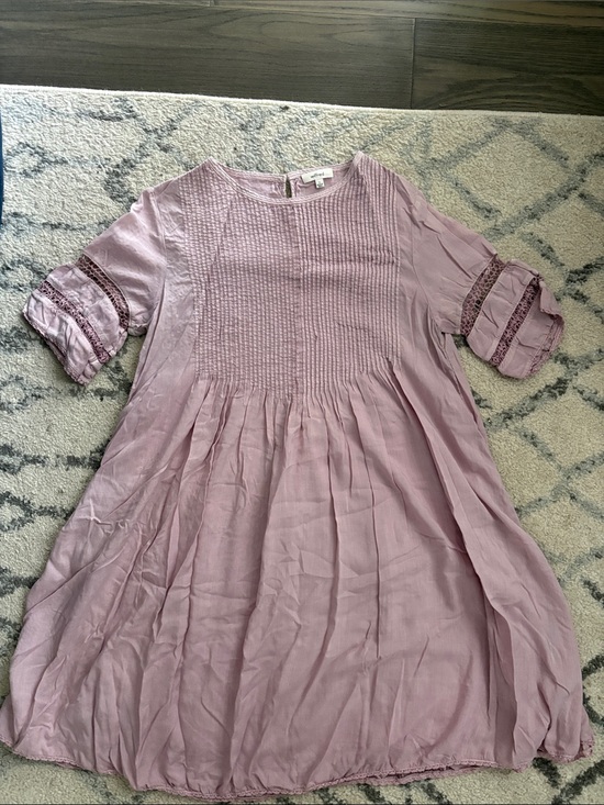 Wilfred Dresses & Skirts - Wilfred Mauve Smocked Midi Dress